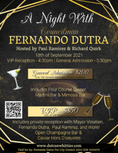 A Night with Councilman Fernando Dutra